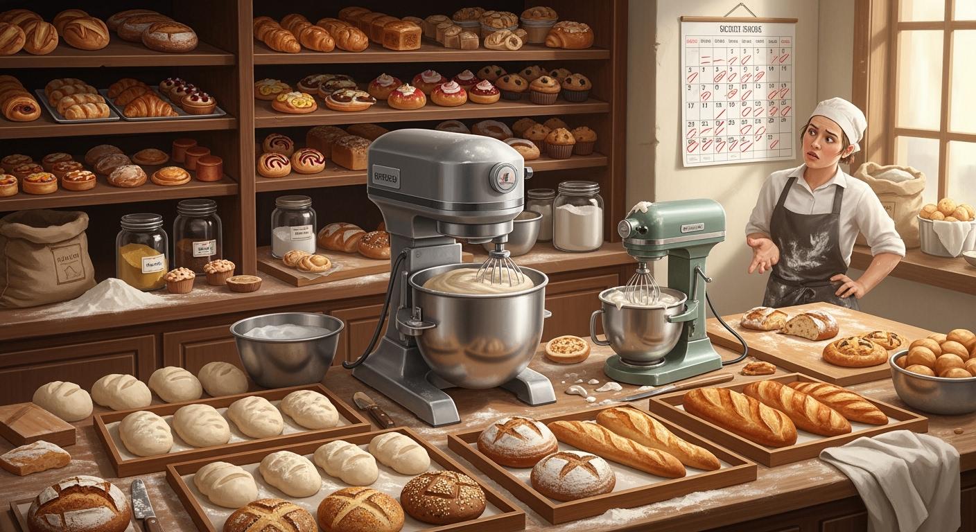 5 Anzeichen dafür, dass Ihre Bäckerei heute noch auf eine Küchenmaschine mit großem Fassungsvermögen umsteigen sollte